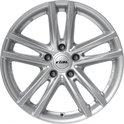 Abbildung von RIAL 5 loch 18Zoll 120mm Alufelge X10X silber 85850V11 0 Felge
