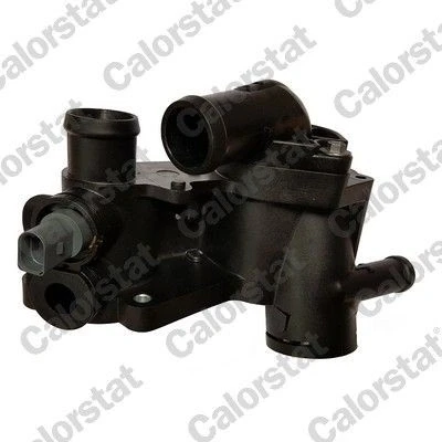 Abbildung von CALORSTAT by Vernet THK596201.83J Kühlwasserthermostat 83 mit Temperaturmesser, Dichtung Kunststoffgehäuse VOLKSWAGEN: Polo V Hatchback