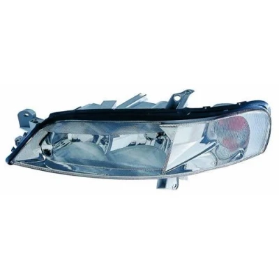 Abbildung von ABAKUS 442 1121L LD EM Scheinwerfer links H7/H7 chrom glasklar PX26d OPEL: Vectra B Saloon