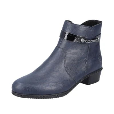 Abbildung von Rieker Damen Y0783 Mode Stiefel, blau, 39 EU