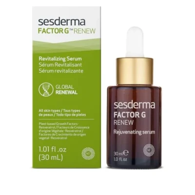 Abbildung von Sesderma Factor G Renew Liposomal Serum Rejuvenating 7 Wachstumsfaktoren Glattere, prallere Haut für das Gesicht Befeuchtetes Erhöhte Elastizität 30 ml