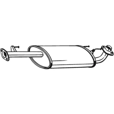 Abbildung von BOSAL 228 199 Mittelschalldämpfer TOYOTA: Land Cruiser Prado 120
