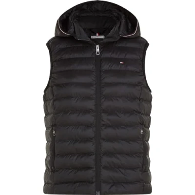 Abbildung von Tommy Hilfiger Damen LW Padded GLOBAL Stripe Vest WW0WW42051 Weste, Schwarz (Black), XXL
