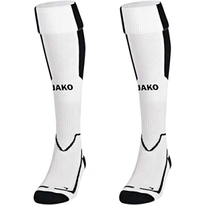 Abbildung von JAKO Unisex steunkousen Lazio Stutzenstrumpf, mehrfarbig(Weiß/Schwarz), 43 46 EU