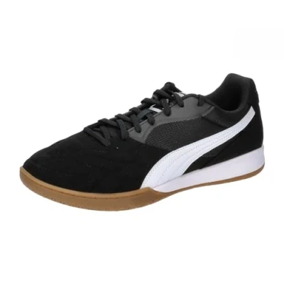 Abbildung von PUMA Unisex King Top It Soccer Shoe, Black White Gold, 42.5 EU