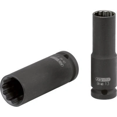 Abbildung von KS TOOLS 515.0956 Kraft Stecknuss 23 12,5 (1/2&quot;)mm (Zoll) Zwölfkant
