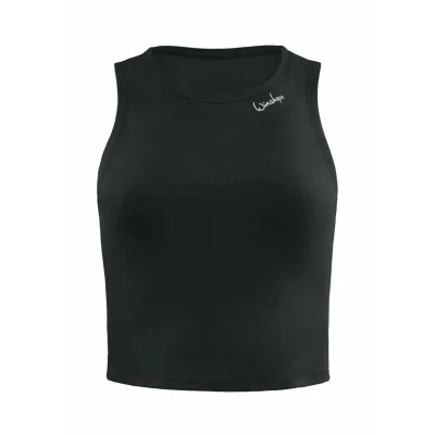 Abbildung von Winshape Functional Comfort Cropped TANK Top, Damen, Größe: XS, Black