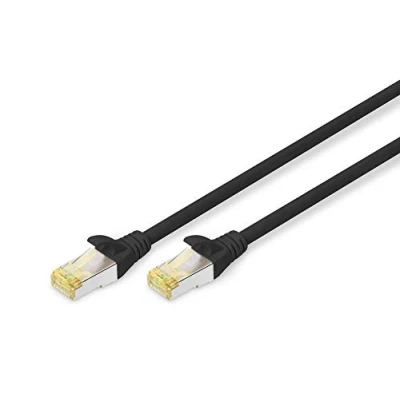 Abbildung von DIGITUS LAN Kabel Cat 6A 7m RJ45 Netzwerkkabel S/FTP Geschirmt Kompatibel zu 6 &amp; 7 Schwarz