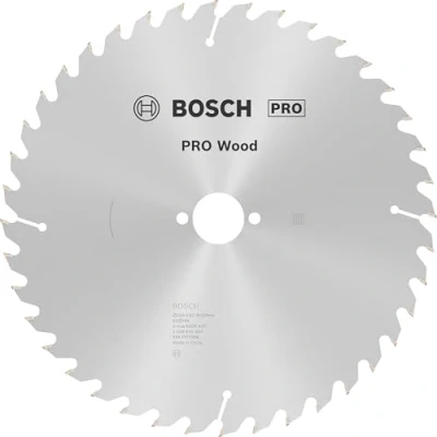 Abbildung von Bosch 1x PRO Wood Kreissägeblatt für Netz Tischkreissägen (für Weichholz, Hartholz, Ø mm, Professional Zubehör Tischkreissäge)