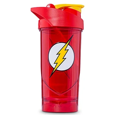 Abbildung von Shieldmixer Hero Pro Classic Shaker Flash BPA frei Gym Zubehör Eiweiss Fitness Trinkflasche Rot 700ml