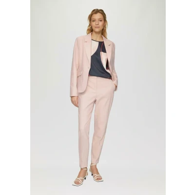 Abbildung von s.Oliver Black Label Chino, Damen, Größe: 38, Perlmuttrosa