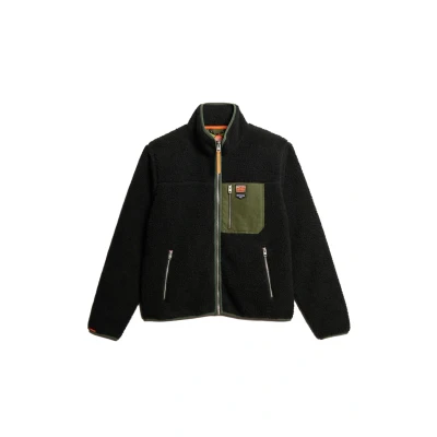 Abbildung von Superdry Fleecejacke, Herren, Größe: Small, Black