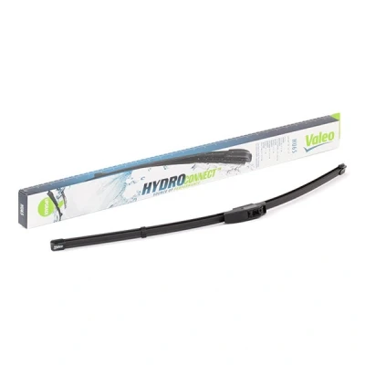 Abbildung von Scheibenwischer Valeo Hydroconnect 578580 650mm vorne Rahmenlos Hakenbefestigung PEUGEOT: 206 Hatchback, 206+ 307 CC