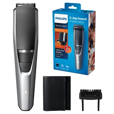 Abbildung von Philips Beard Trimmer Series 3000 Bartschneider mit Lift &amp; Trim System (Modell BT3216/14)