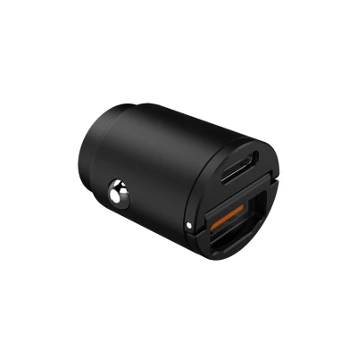 Abbildung von Celly CCMINIUSBUSBCBK KFZ Ladekabel für Handys 1x USB, 1 х USB C schwarz