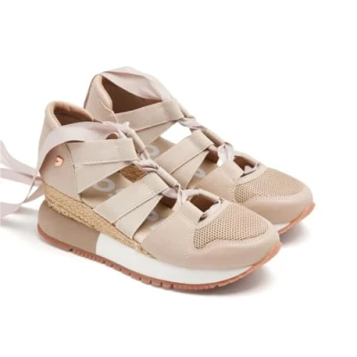 Abbildung von GIOSEPPO Damen Lizarda Sneaker, beige, 40 EU