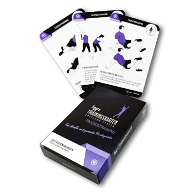 Abbildung von figgrs® Faszientraining I 57 Trainingskarten mit 50 Fitness Übungen für straffes und gesundes Bindegewebe Sport Workout zuhause überall