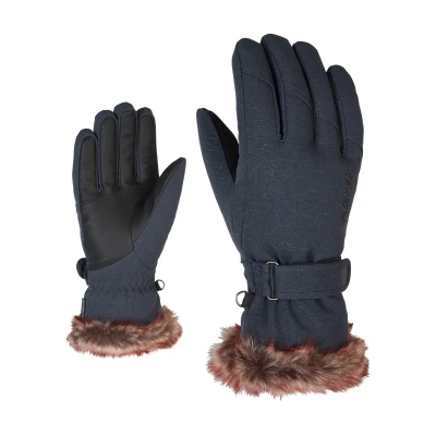 Abbildung von Ziener Kim Lady Damen Skihandschuhe (Größe: 6, Grau)
