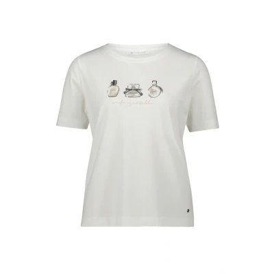 Abbildung von Betty &amp; Co Casual MIT Print Tshirt print, Damen, Größe: Small, Patch cream grey