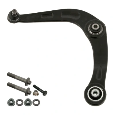 Abbildung von FEBI BILSTEIN 40781 Querlenker mit Anbaumaterial Vorderachse links, unten Stahlguss PEUGEOT: 206 Hatchback, SW