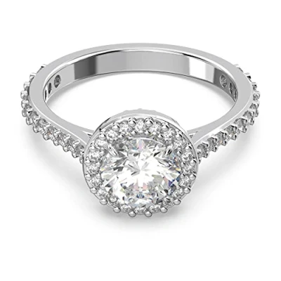 Abbildung von Swarovski Constella Cocktail Round Ring, Damen, Größe: 60, White