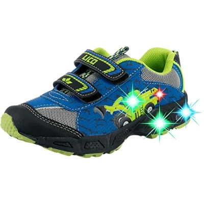 Abbildung von Lico Jungen LOADER V BLINKY Sneaker, Blau/ Schwarz/ Lemon, 27 EU