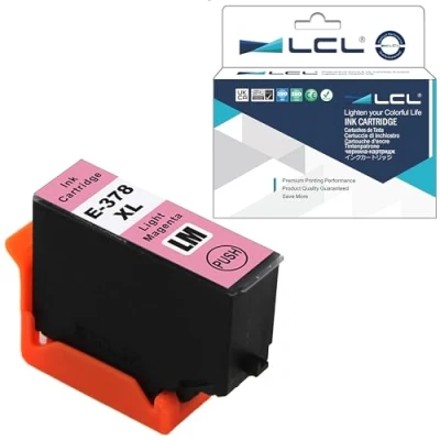 Abbildung von LCL Kompatibel Tintenpatrone 378XL C13T37964010 (1 Light Magenta) für Epson Expression Photo XP 8500 8505 8605 8600 HD 15000 8000 8005