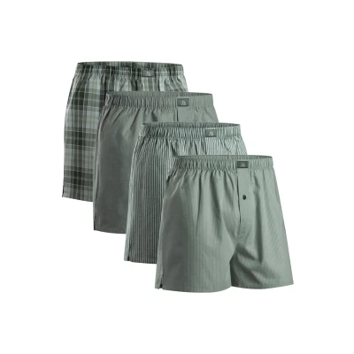 Abbildung von Danish Endurance 4 PACK Casual Boxershorts, Herren, Größe: Large, Green