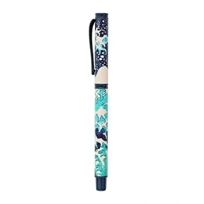 Abbildung von Grupo Erik Hokusai Die große Welle vor Kanagawa Kugelschreiber Schwarz Hochwertig Cooler Stift mit Geschenkbox Tintenroller