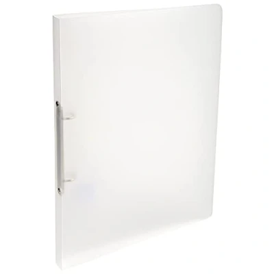 Abbildung von Exacompta 54160E Ringbuch (aus PP mit 2 Ringen, 15 mm Rücken, Chromaline, für Format DIN A4) 5er Pack, transparent