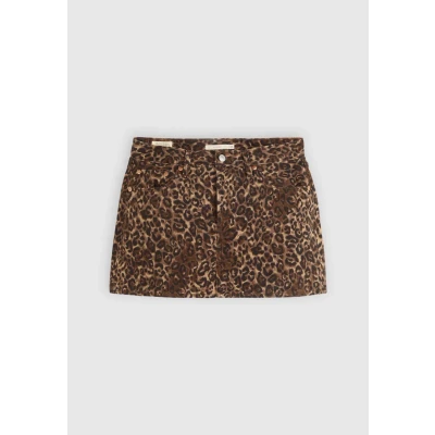 Abbildung von Levi&#039;s ICON Skirt Alinienrock, Damen, Größe: 32, Brown