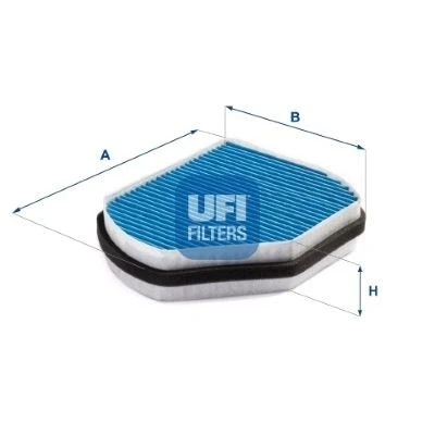 Abbildung von UFI 34.270.00 Innenraumfilter mit antibakterieller Wirkung 273 217 54 MERCEDES BENZ: E Class Saloon, C SLK, CHRYSLER: Crossfire Coupe