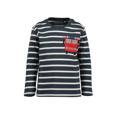 Abbildung von Blue Seven Langarmshirt Vehicle für Kinder, Größe: 116, Blau