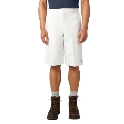 Abbildung von Dickies Herren Shorts 13in Mlt Pkt W/St, Weiß (White), W32