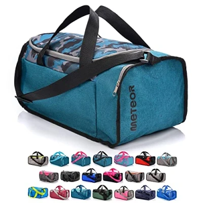 Abbildung von meteor 20 40 L Sporttasche Kinder Badetasche Herren schwimmtasche Schultertaschen Reisetasche Urlaubstasche klein Fitnesstasche Riementasche Schule Taschen Kindertaschen