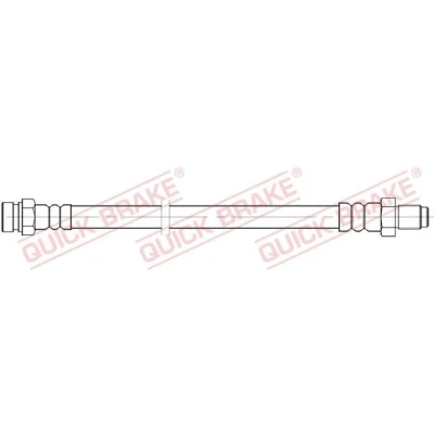 Abbildung von QUICK BRAKE 37.048 Bremsschläuche 215 M10x1 MITSUBISHI: Outlander 2 SUV, ASX Off Road, Lancer 8 Limousine
