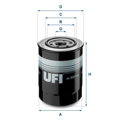 Abbildung von UFI 24.351.01 Kraftstofffilter Filtereinsatz FIAT: Ducato I Platform/Chassis, II Minibus, Van, OPEL: Vectra A Saloon