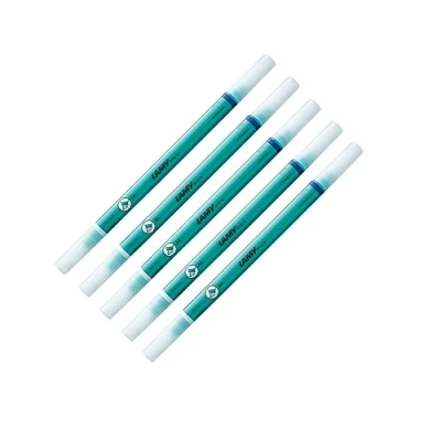Abbildung von LAMY ink x 5er Set Tintenlöscher aus Kunststoff mit Löschspitze und Korrekturspitze ausschließlich zum Löschen von königsblauer Tinte