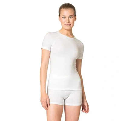 Abbildung von ODLO CREW NECK SS Performance Tshirt basic, Damen, Größe: 38, White