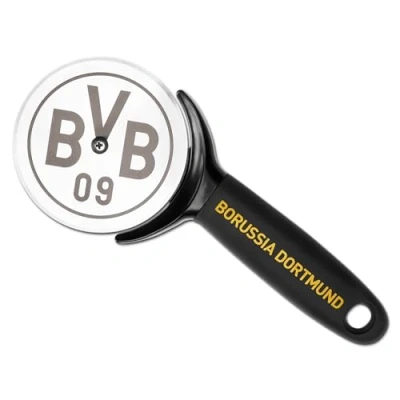 Abbildung von Borussia Dortmund Unisex Erwachsene BVB Pizzaschneider, Schwarz, One Size