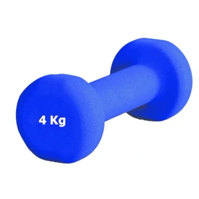 Abbildung von G5 HT SPORT Kurzhanteln oder Hanteln aus Neopren für Fitnessstudio und Home Gym rutschfest von 0,5 bis 6 kg Paar einzeln (1 x 4 kg)