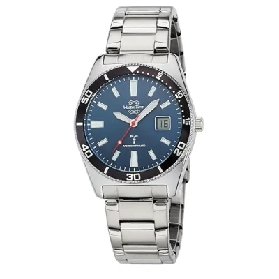 Abbildung von Master Time Funk Quarz Herren Uhr Analog Digital mit Edelstahl Armband MTGA 10858 31M