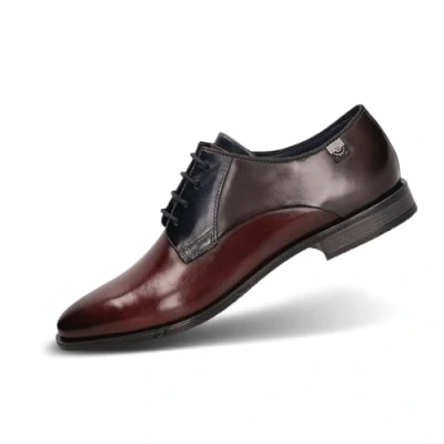 Abbildung von bugatti Herren 312 afy05 schnürer,Dunkelbraun/Dunkelgrau, Schnürhalbschuhe, Braun 4, 45 EU Weit