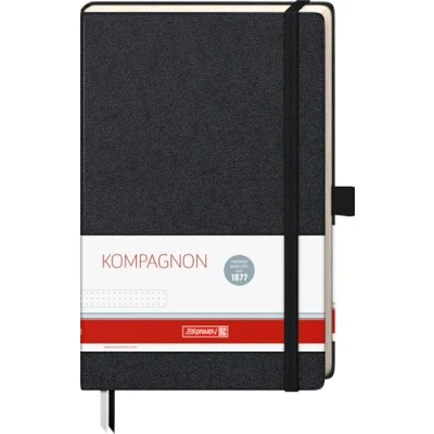 Abbildung von Brunnen 105522905 Notizbuch Kompagnon Klassik (Hardcover, 12,5 x 19,5 cm, dotted, 192 Seiten) 1 Stück schwarz