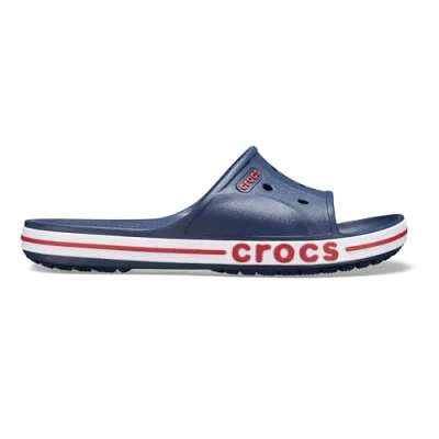 Abbildung von Crocs Bayaband Badesandale, Größe: 36 37, Navy / pepper Schuhe