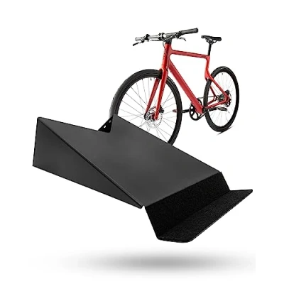 Abbildung von PARAX Fahrradhalter Wandhalterung für Fahrrad Indoor Lagerung Stabile Stahl Fahrradaufhängung Fahrradträger L