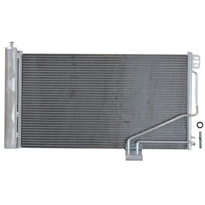 Abbildung von NRF EASY FIT 35535 Klimakondensator mit Trockner, Dichtring 13,8 Aluminium 640 MERCEDES BENZ: C Class Saloon, CLK Coupe