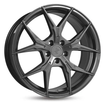 Abbildung von KESKIN 5 loch 18Zoll 112mm Alufelge KT19 Angel Palladium lackiert KT198018511245PP Felge