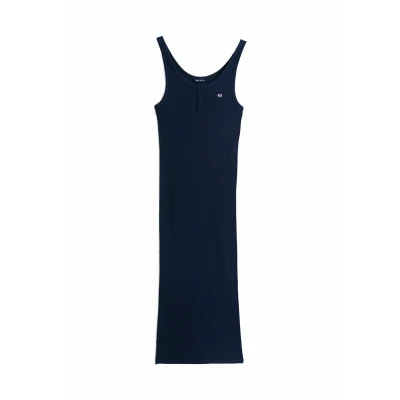 Abbildung von Tommy Jeans SLIM Strickkleid, Damen, Größe: XXS, Dark blue