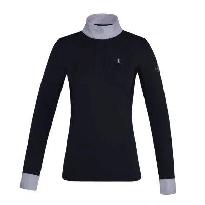 Abbildung von Kingsland Turnierhemd Classic Langarm Damen Navy XS